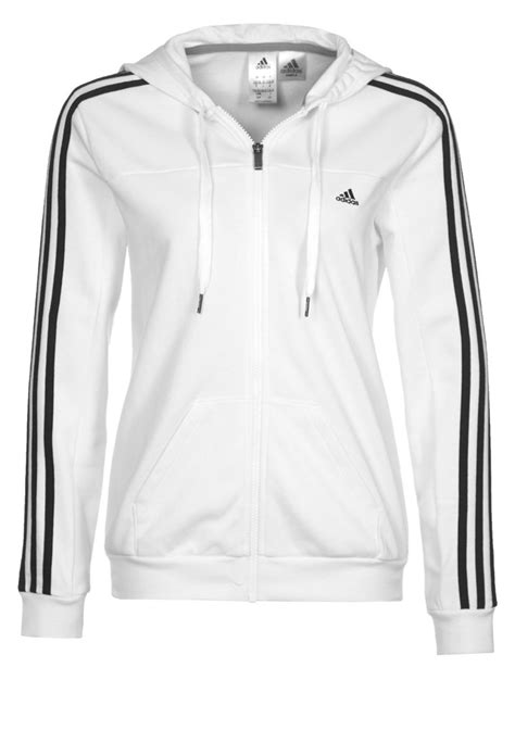 adidas sweatshirt jacke weiß damen|weiße Jacken für Damen .